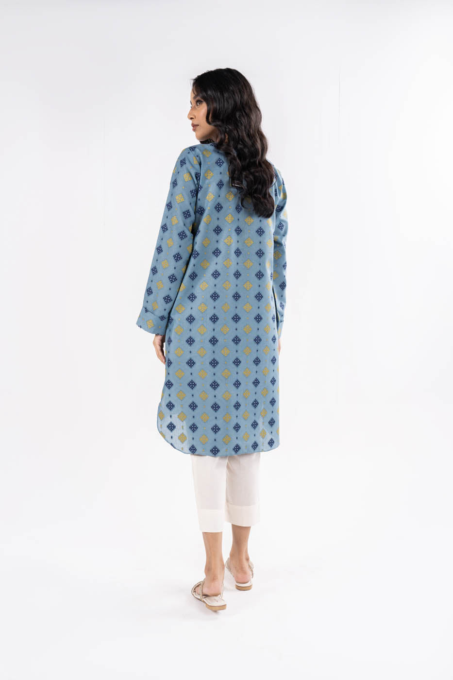 Dyed Dobby Kurti