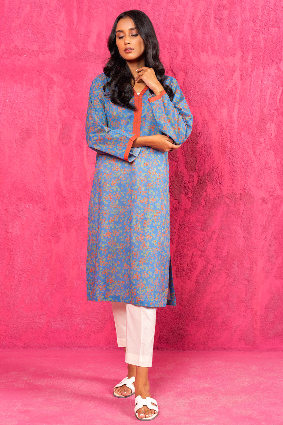 Printed Lawn Kurti