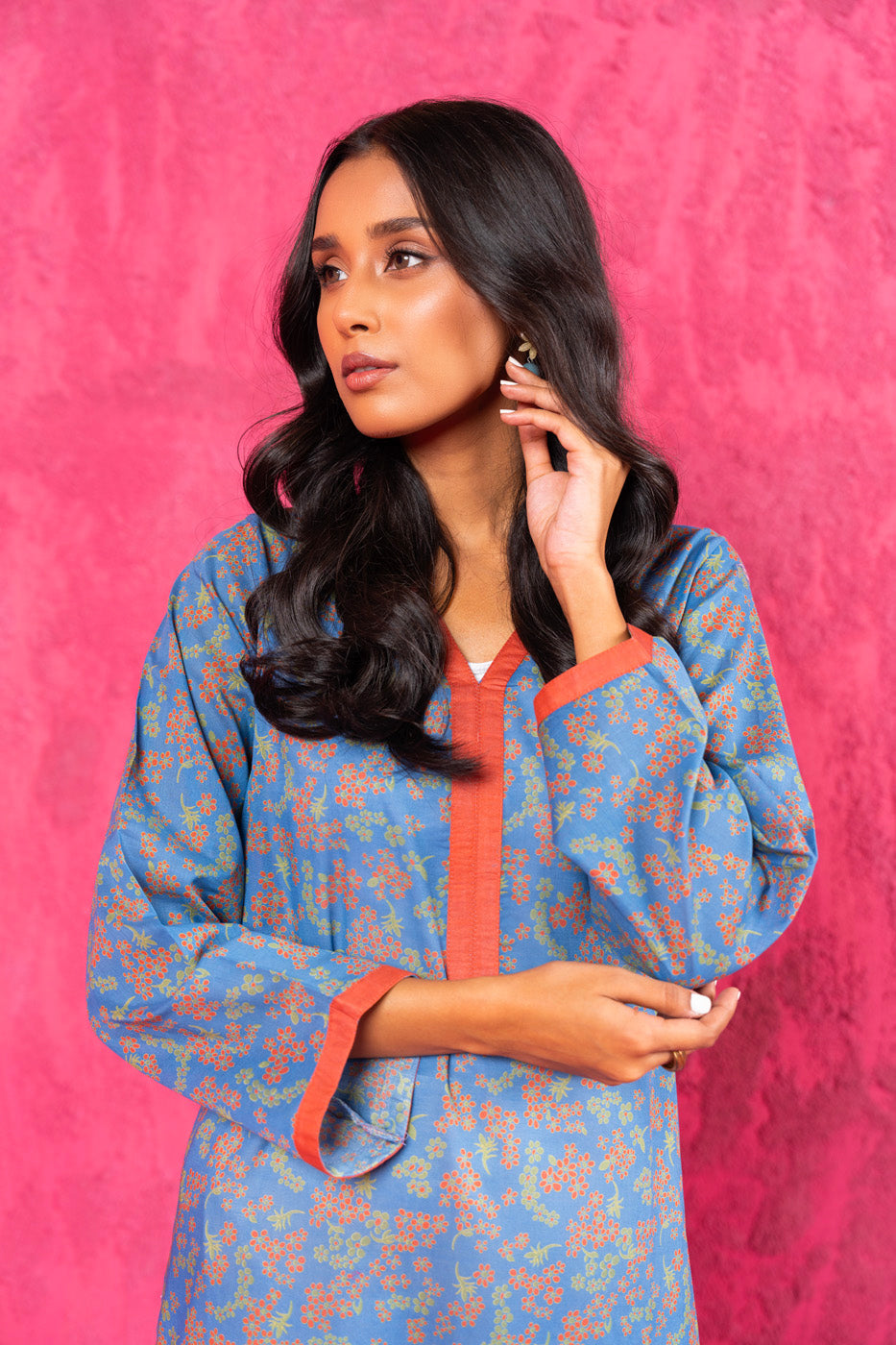 Printed Lawn Kurti