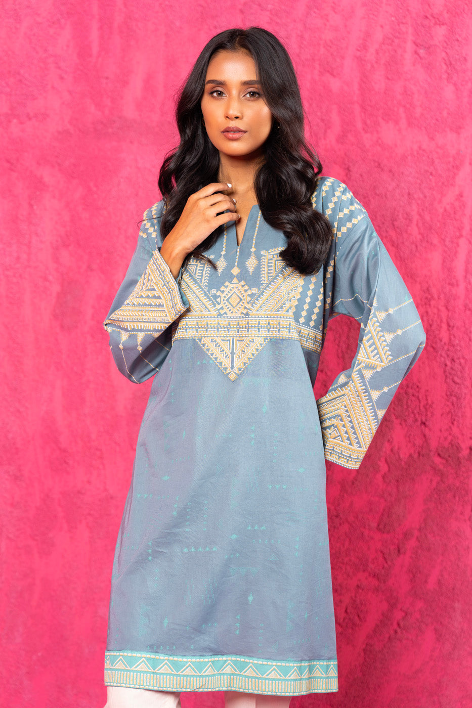 Printed Lawn Kurti