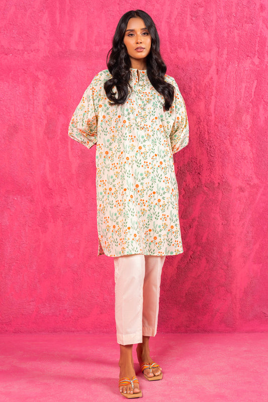 Printed Puff Kurti