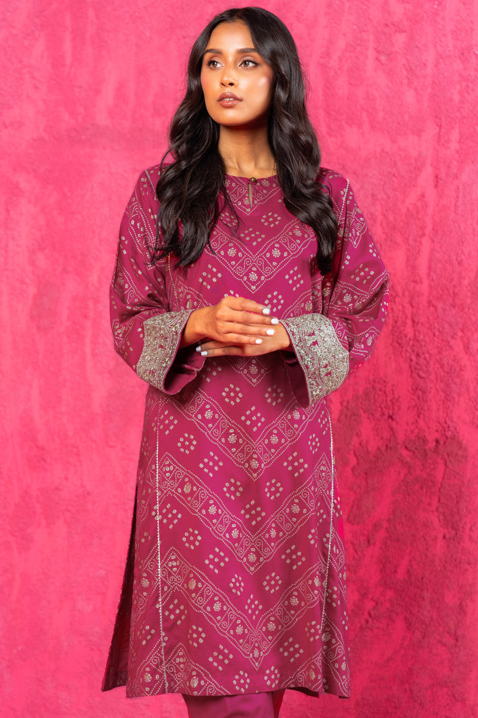 Raw Silk Kurti