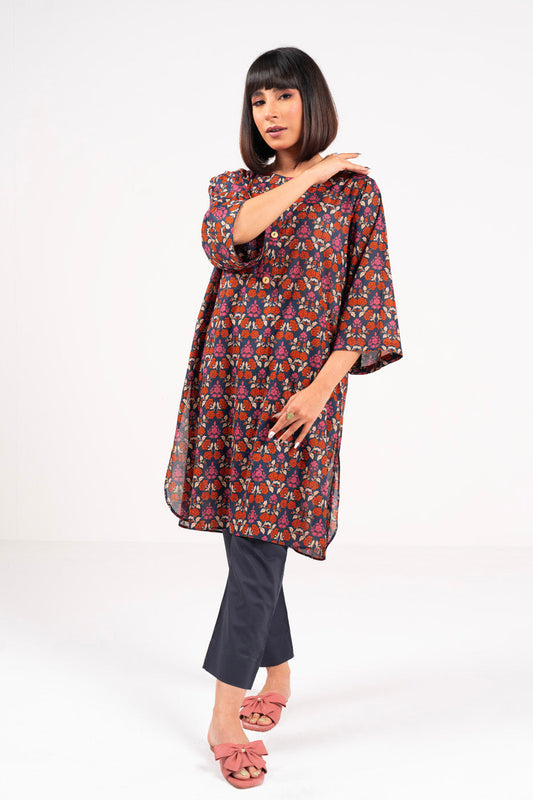 Printed Cambric Kurti