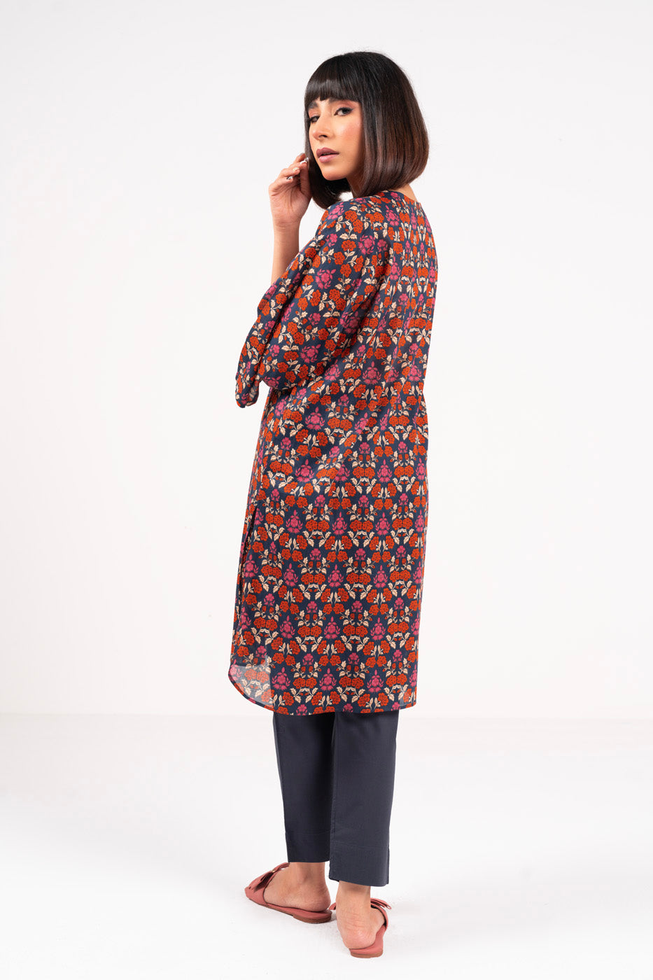 Printed Cambric Kurti