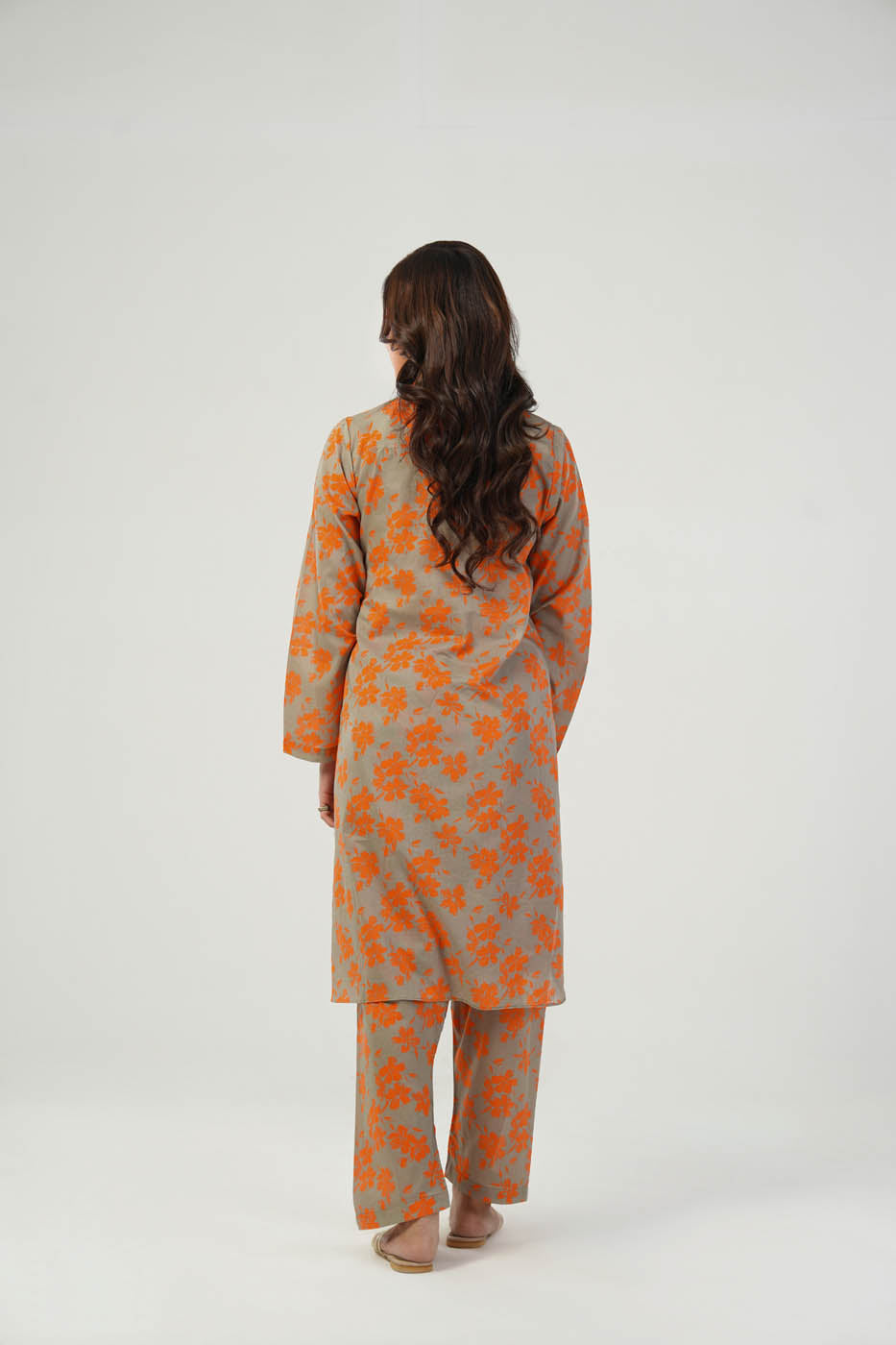 2 Pc Printed Cambric Outfit