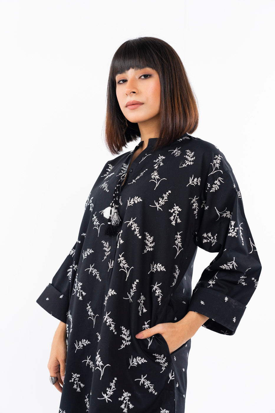 2 Pc Embroidered Cambric Outfit