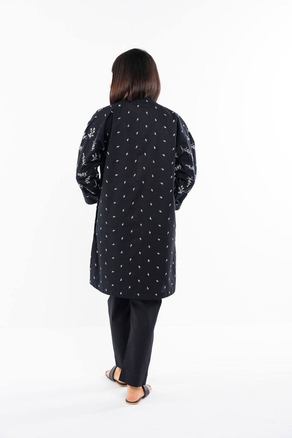 2 Pc Embroidered Cambric Outfit