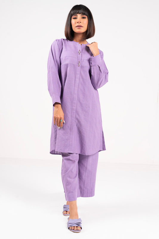 2 Pc Dyed Zari Outfit