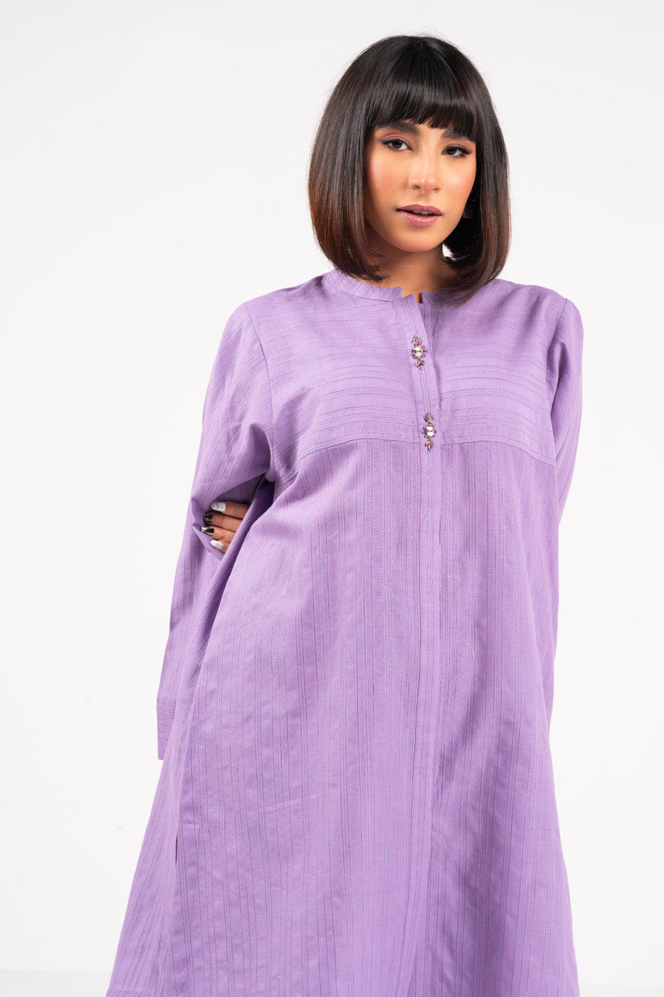 2 Pc Dyed Zari Outfit