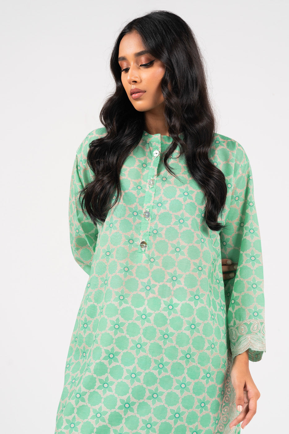 2 Pc Embroidered Cotton Viscose Outfit