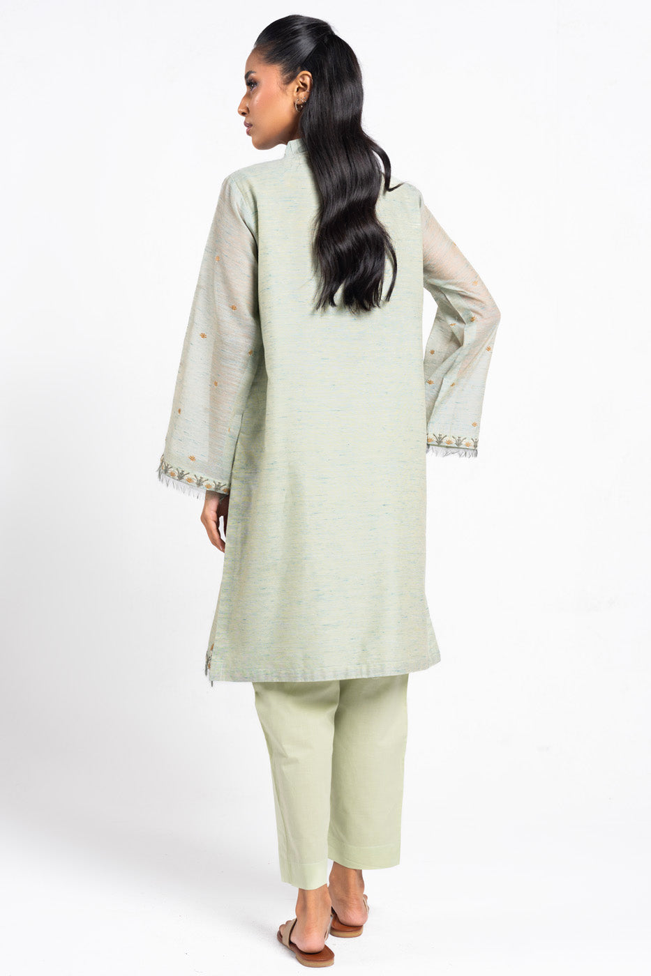 2 Pc Dyed Embroidered Outfit