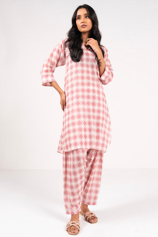 2 Pc Printed Cambric Outfit