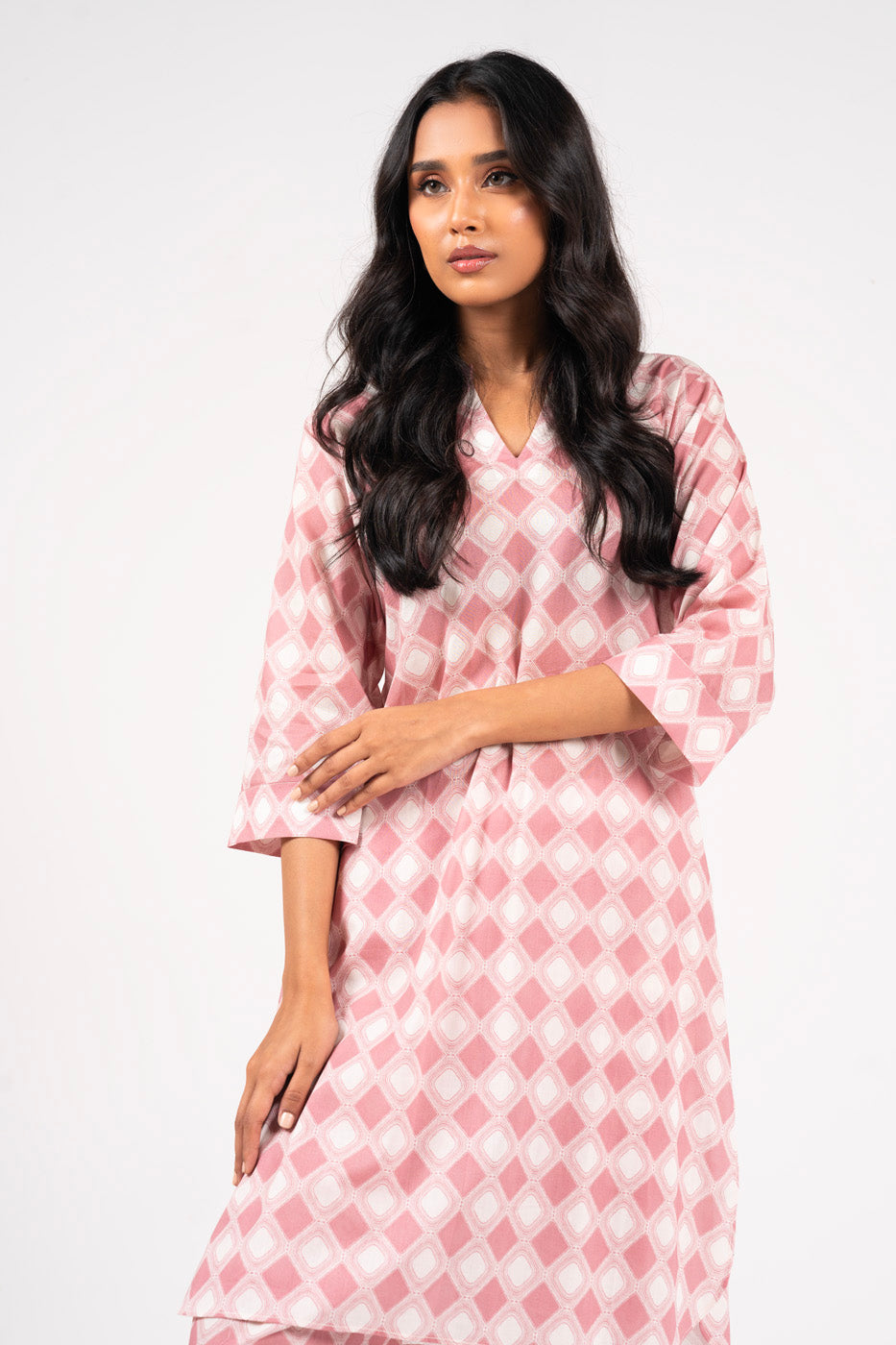 2 Pc Printed Cambric Outfit