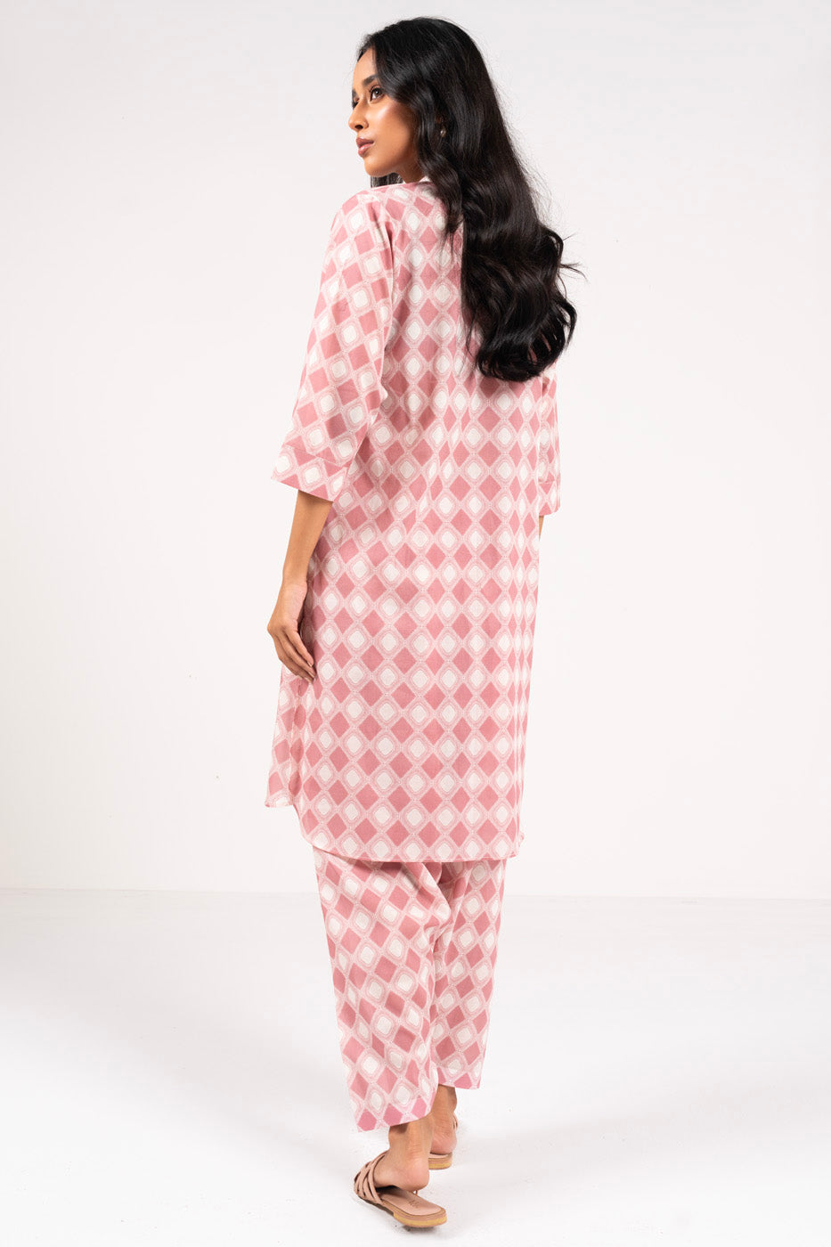2 Pc Printed Cambric Outfit