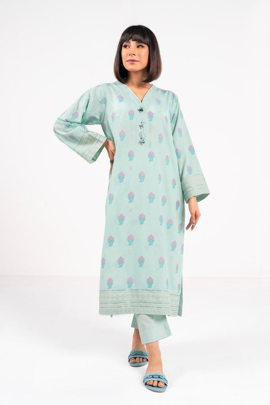 2 Pc Dyed Jacquard Outfit