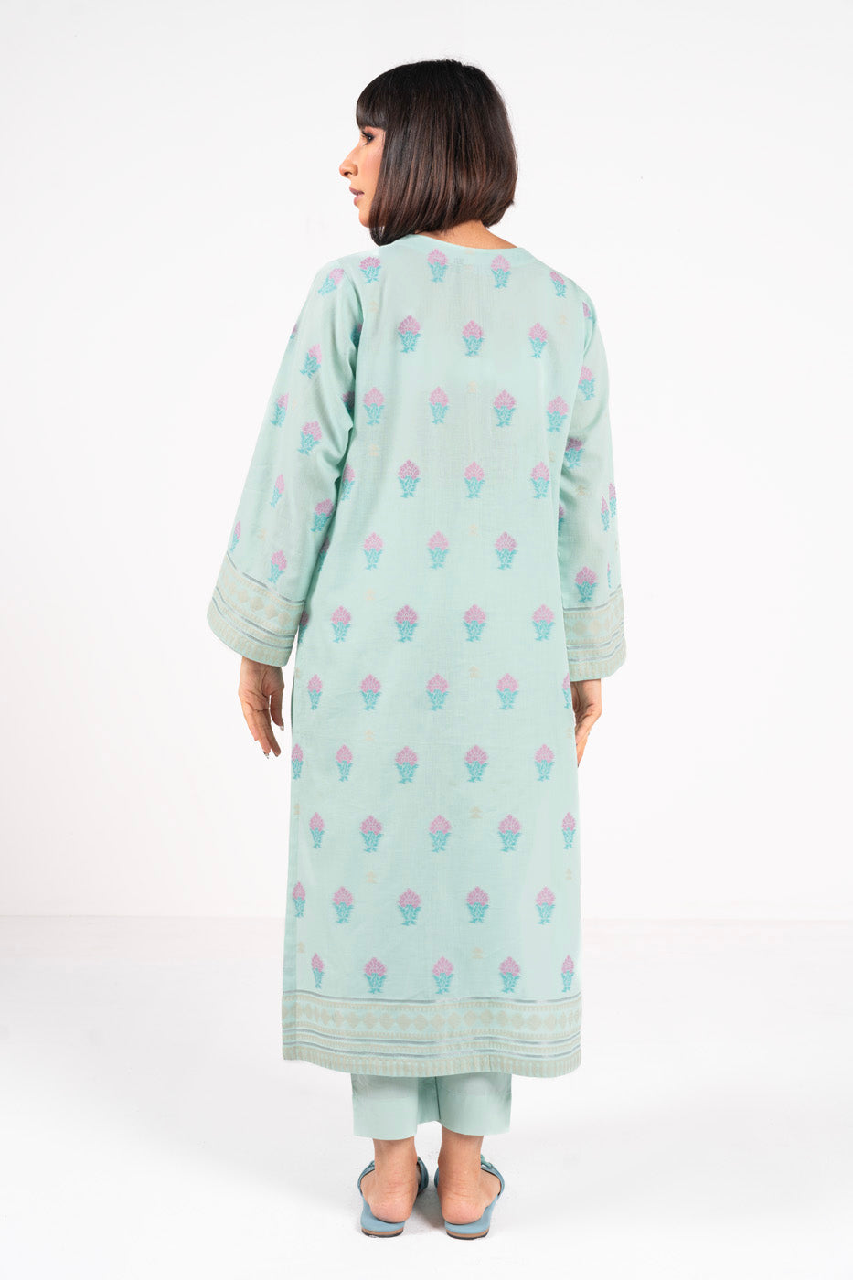 2 Pc Dyed Jacquard Outfit