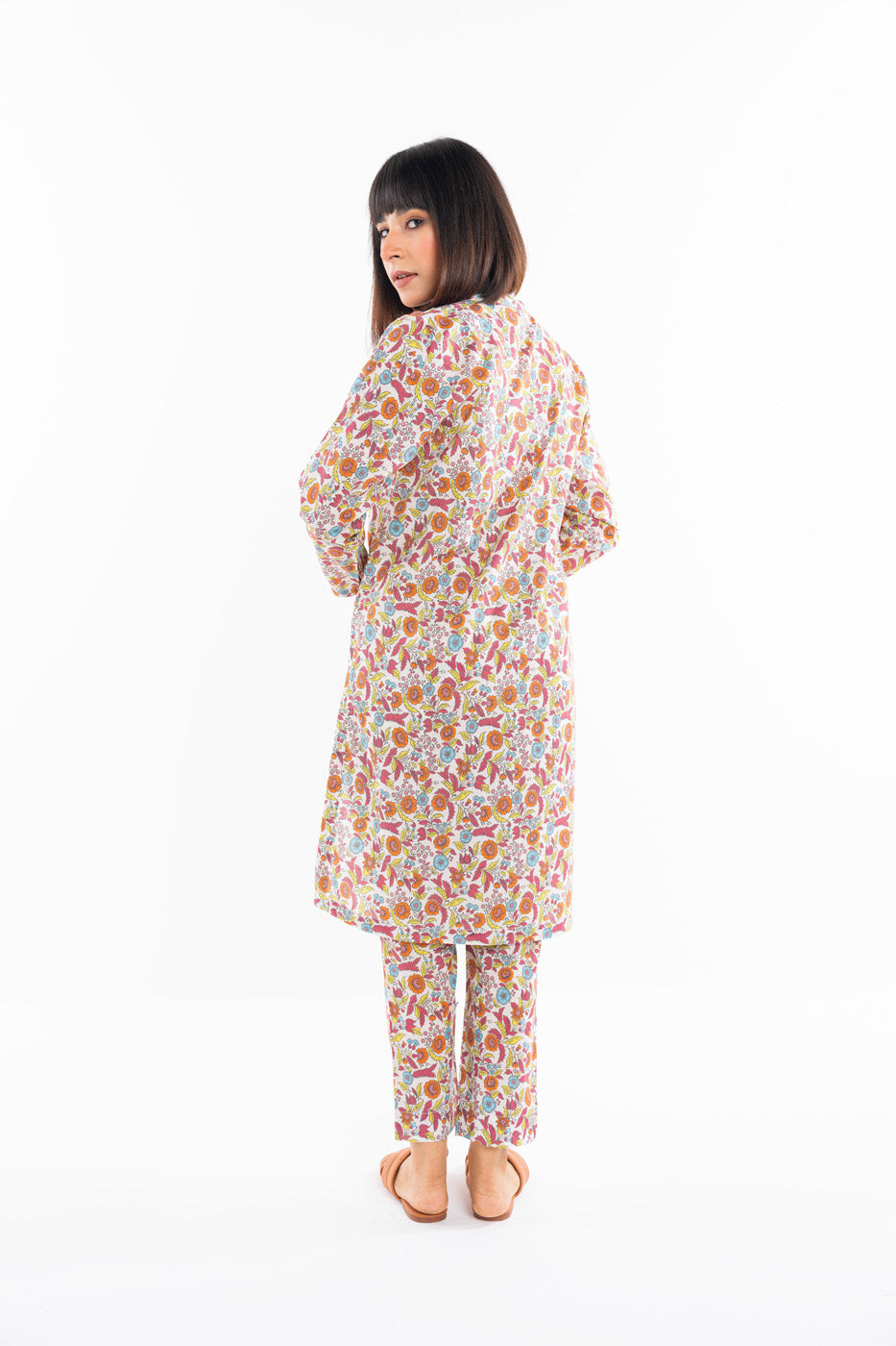 2 Pc Printed Cambric Outfit