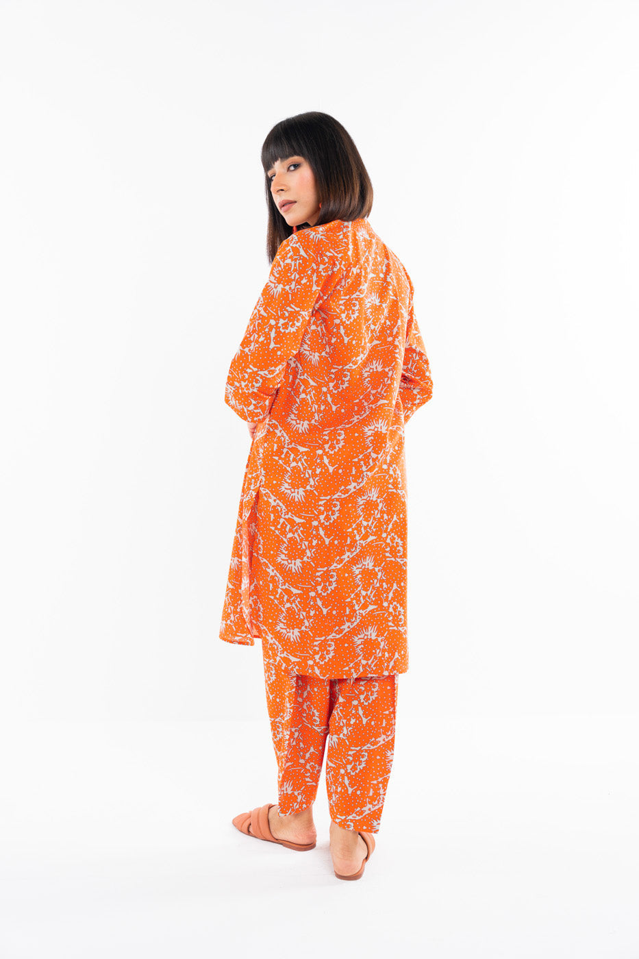 2 Pc Printed Cambric Outfit