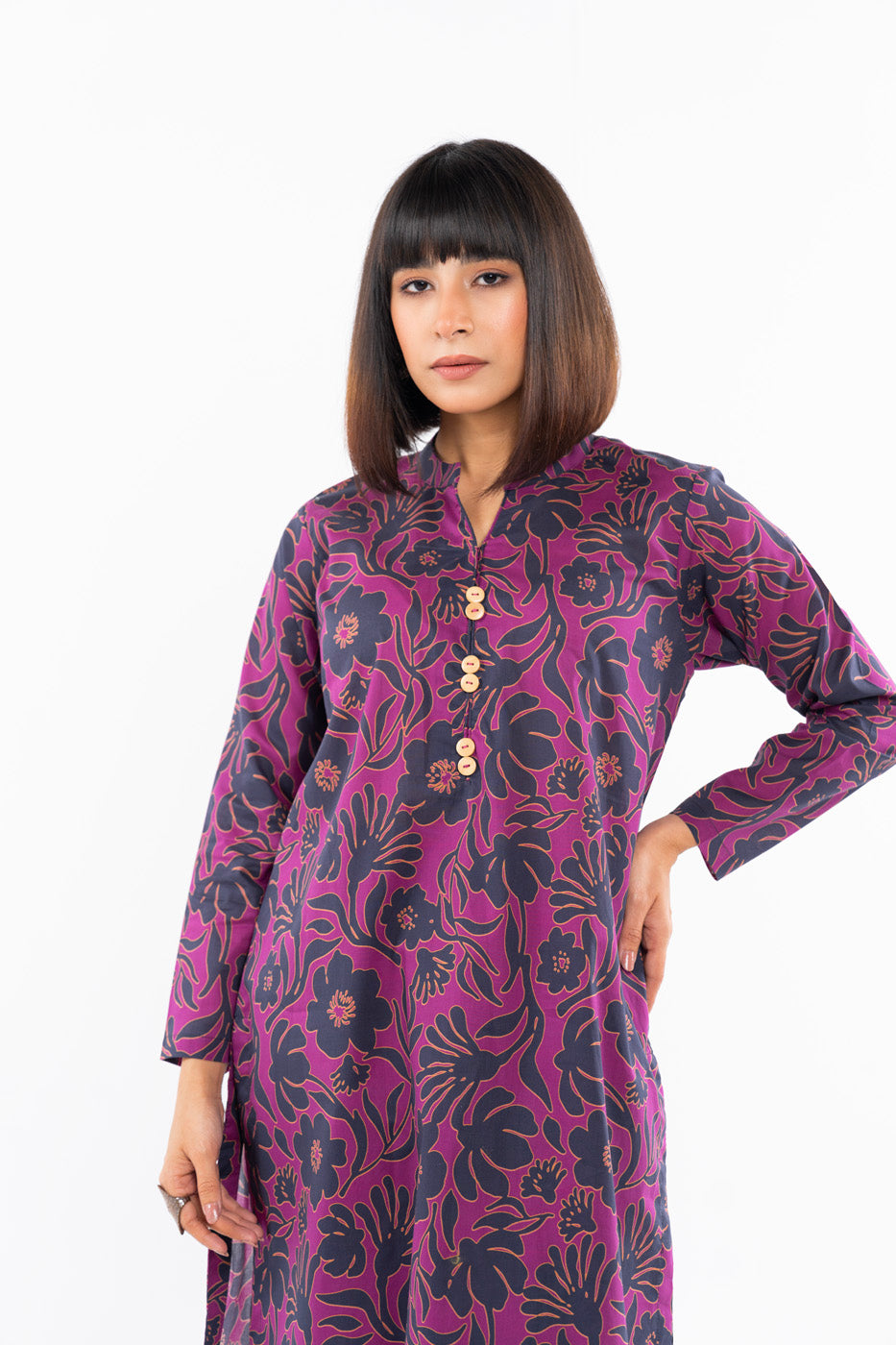 2 Pc Printed Cambric Outfit
