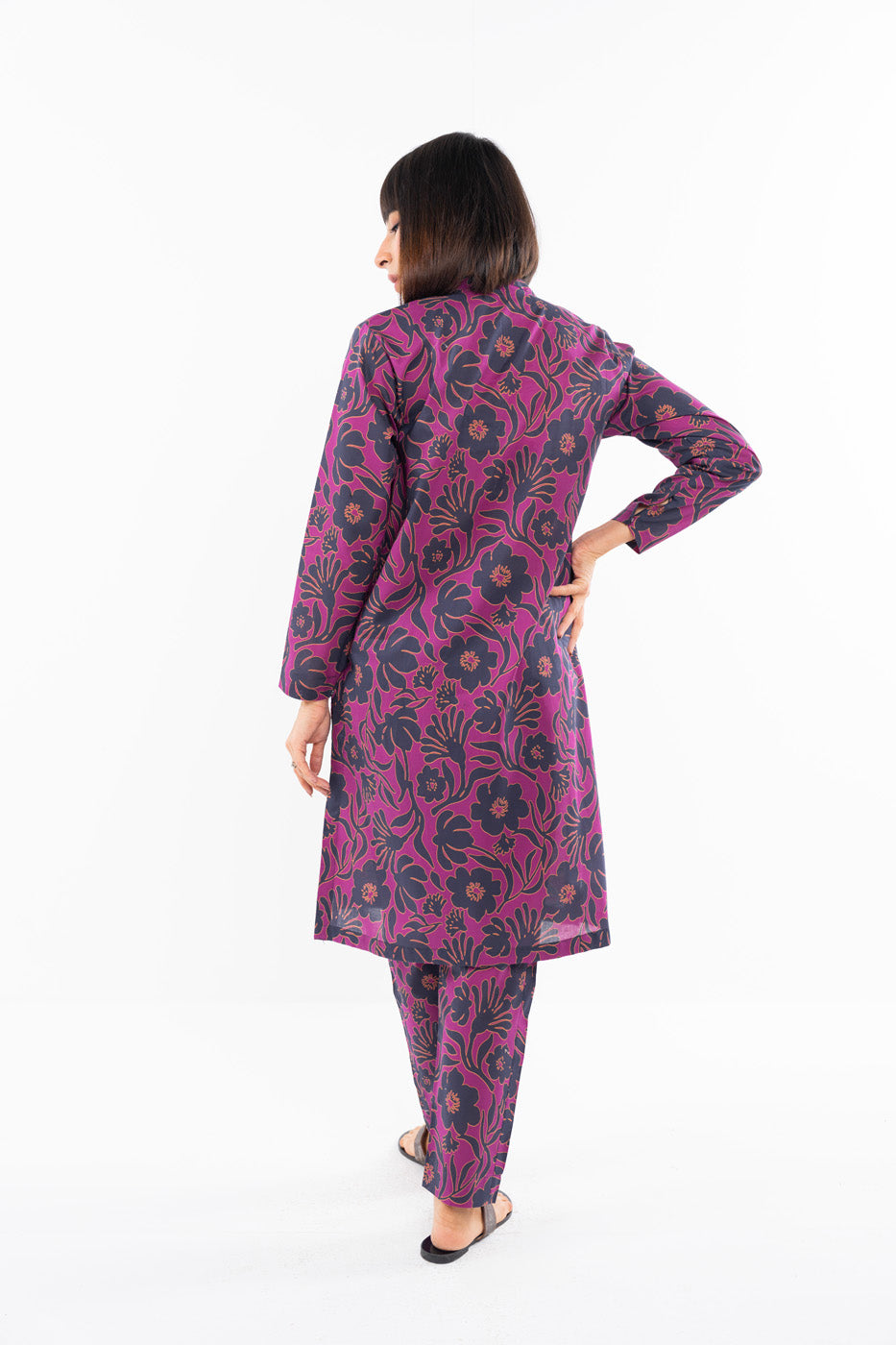 2 Pc Printed Cambric Outfit