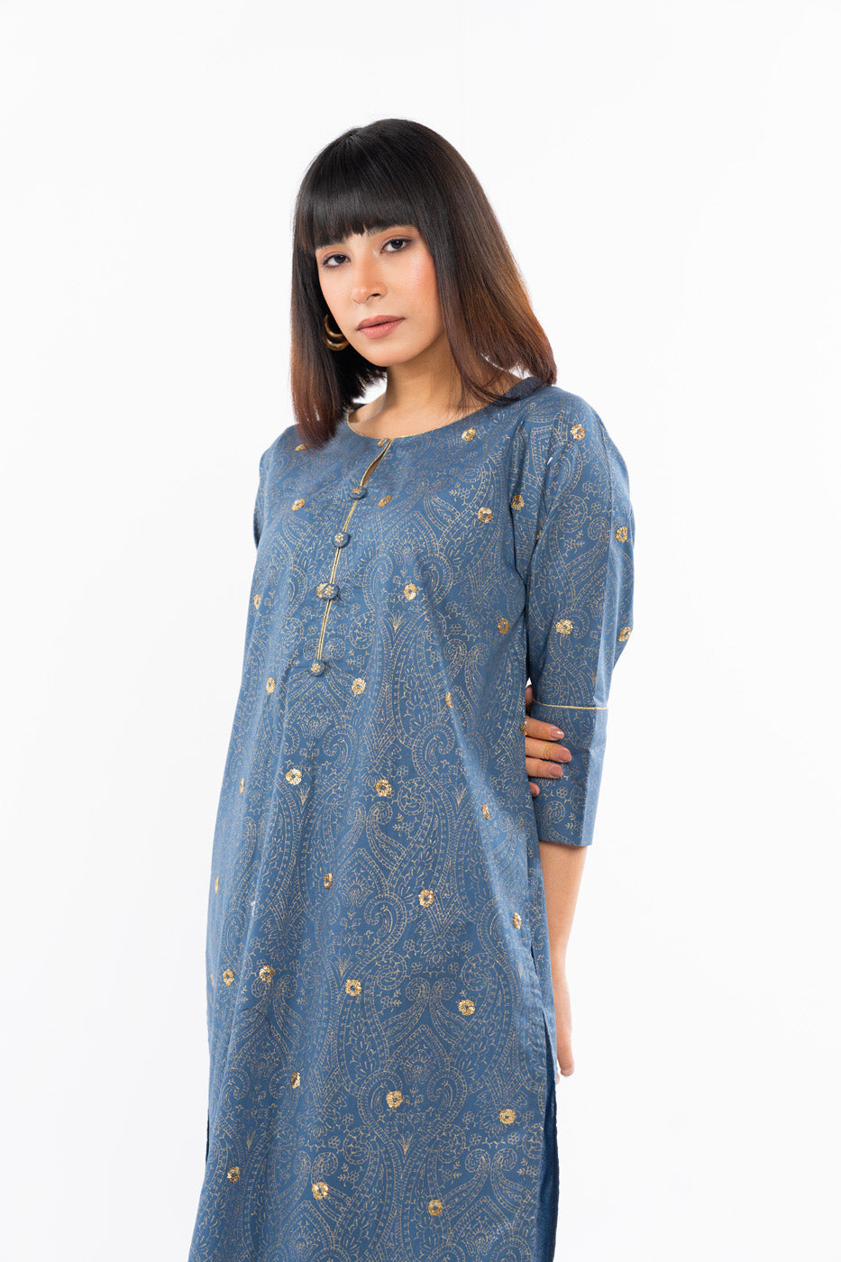 2 Pc Embroidered Cambric Outfit