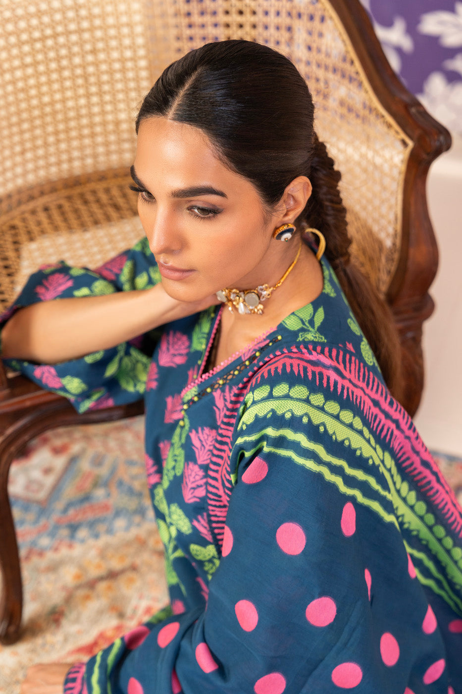 3 Pc Jacquard Suit With Jacquard Dupatta (Copy)