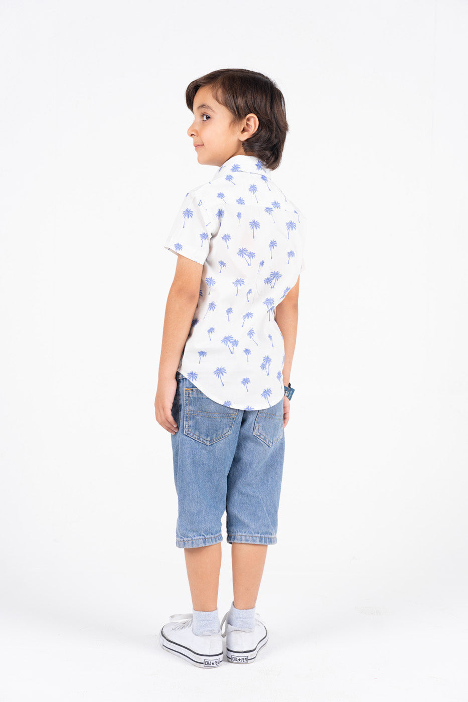 Dyed Cotton Dress Shirt