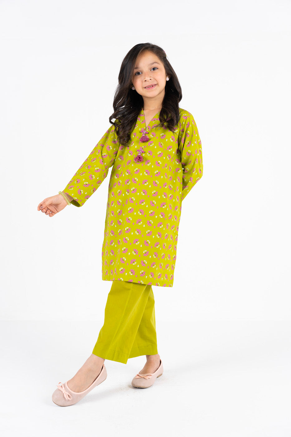 2 PC Printed Cambric Outfit