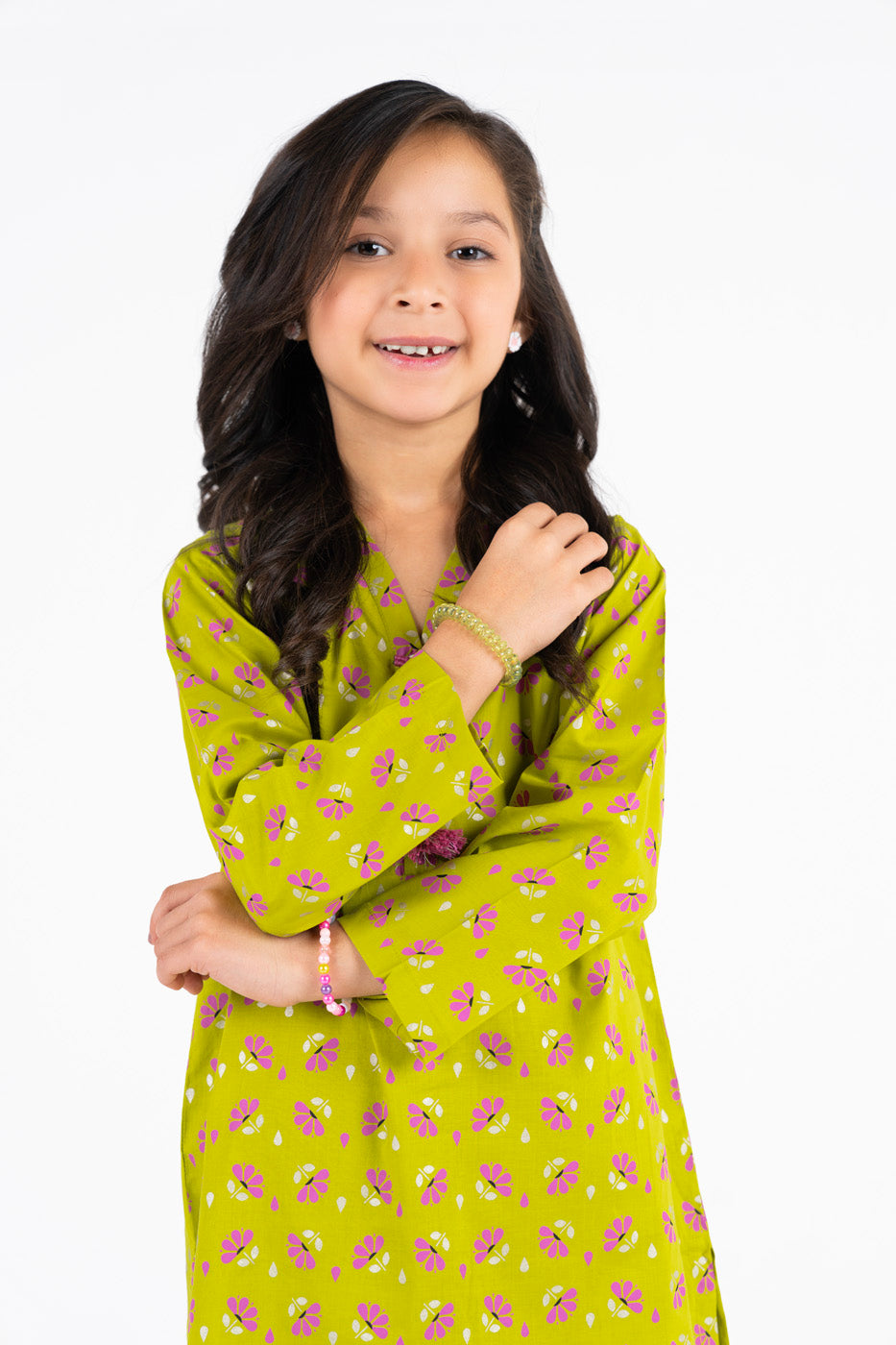 2 PC Printed Cambric Outfit