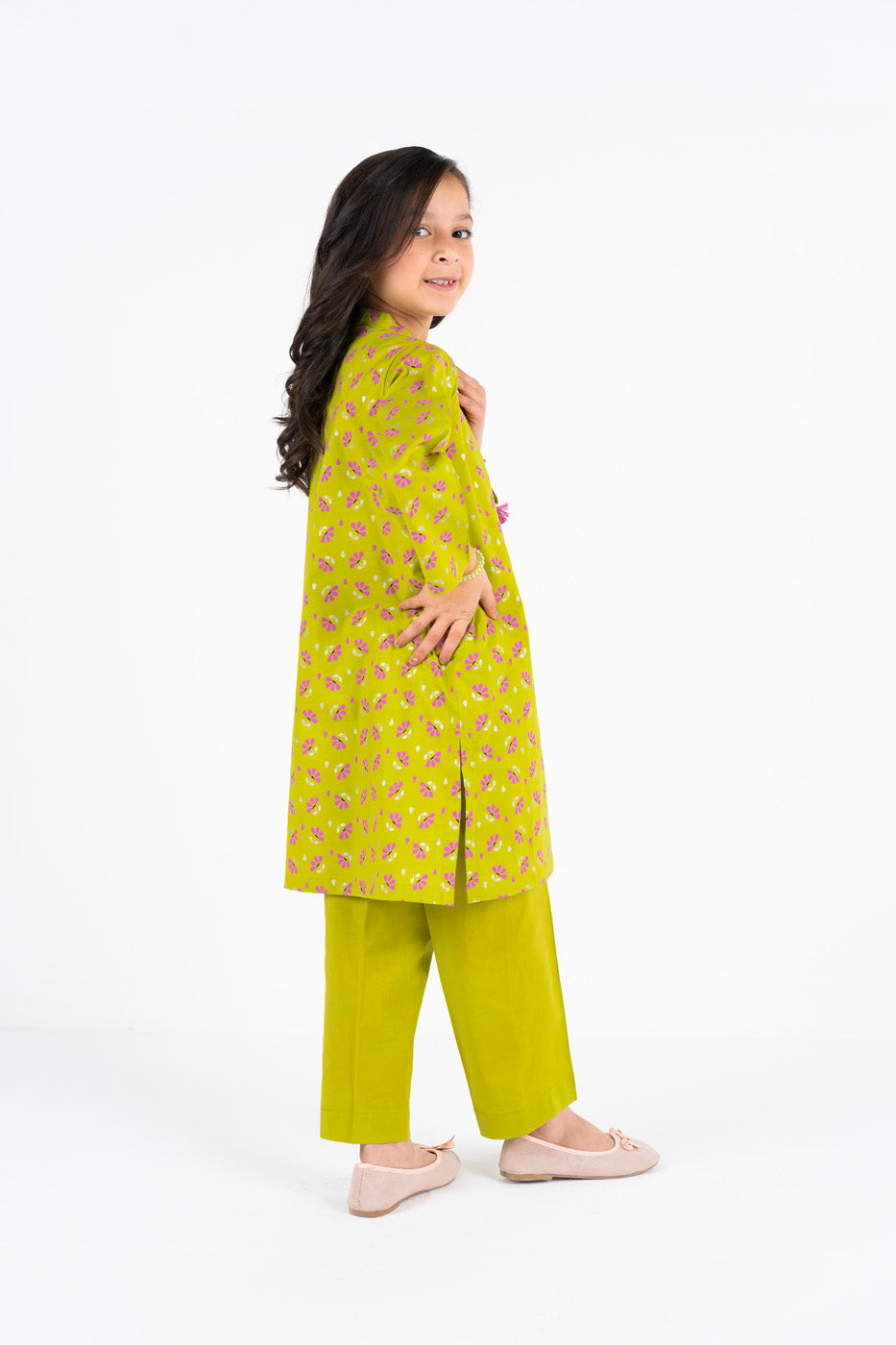 2 PC Printed Cambric Outfit