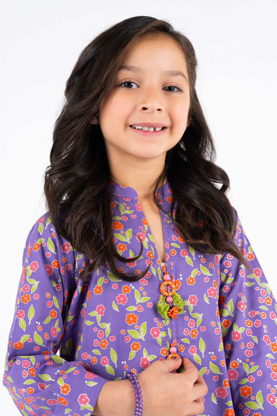 2 PC Printed Cambric Outfit