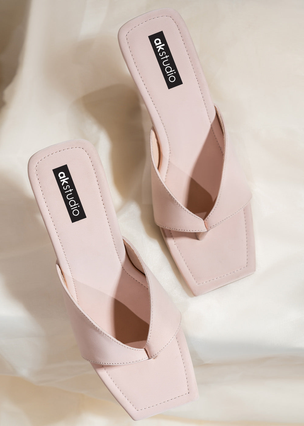 Peach Halter Heels