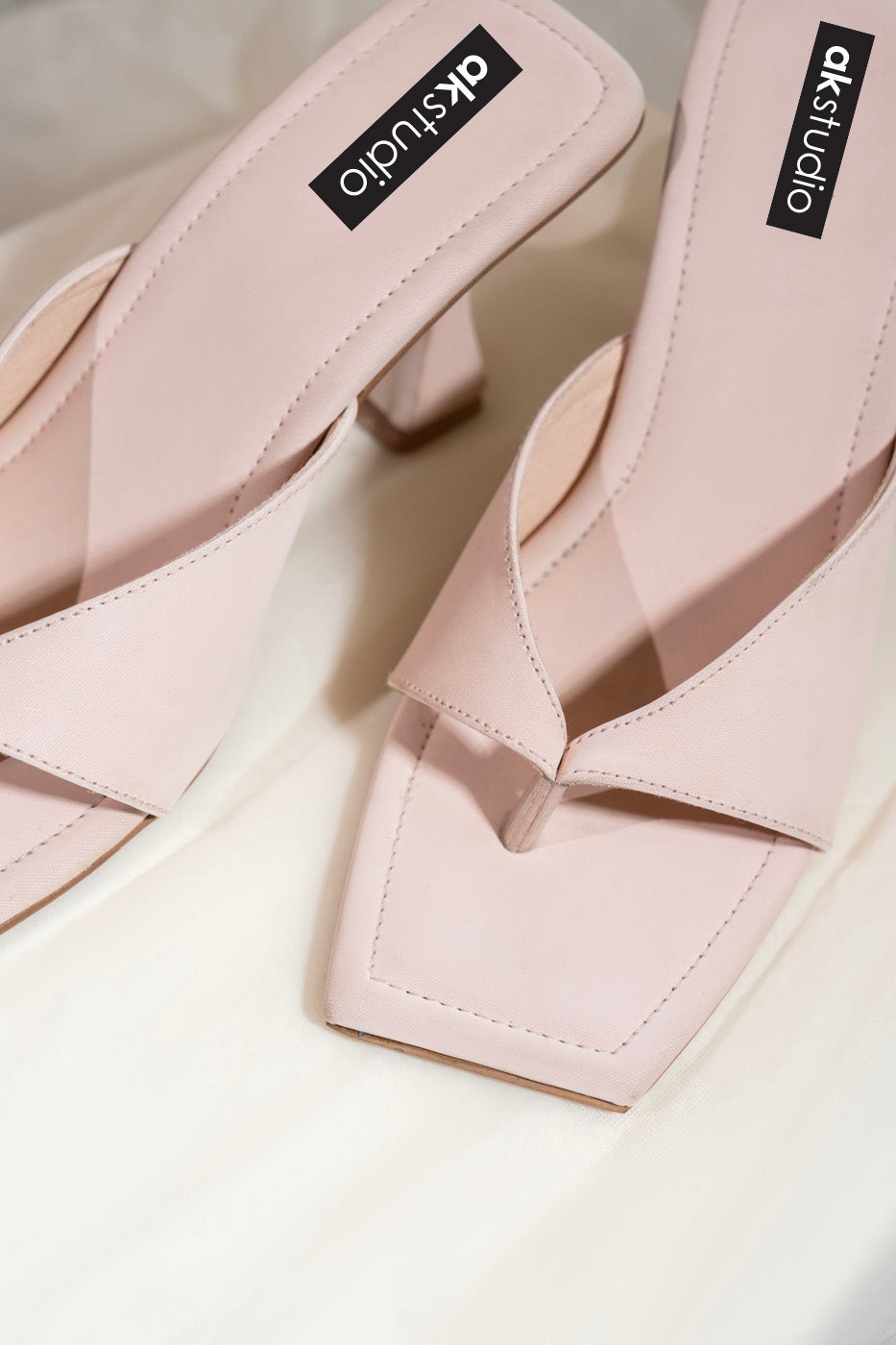 Peach Halter Heels