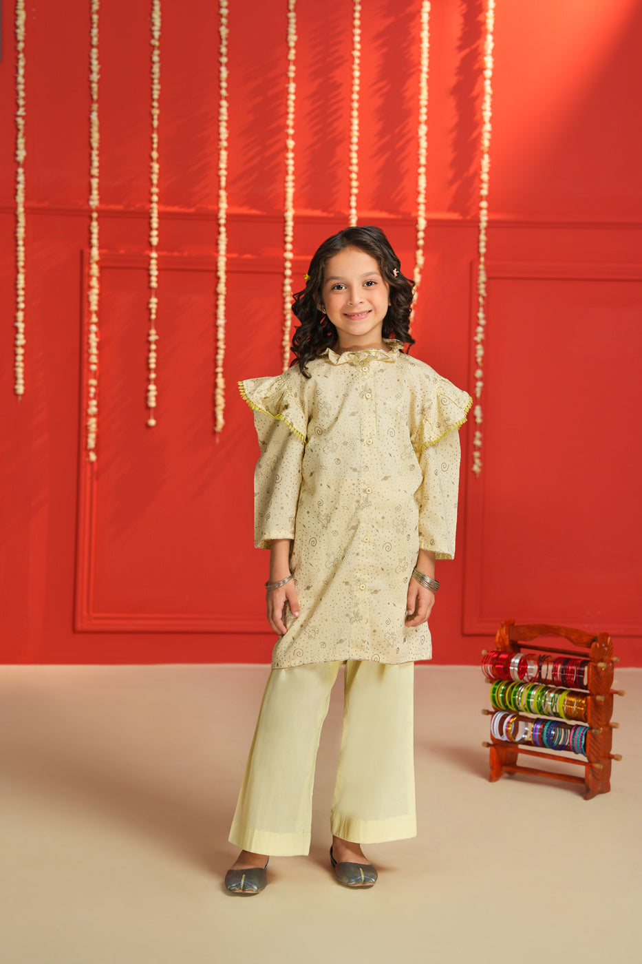 2 Pc Printed Cotton Outfit