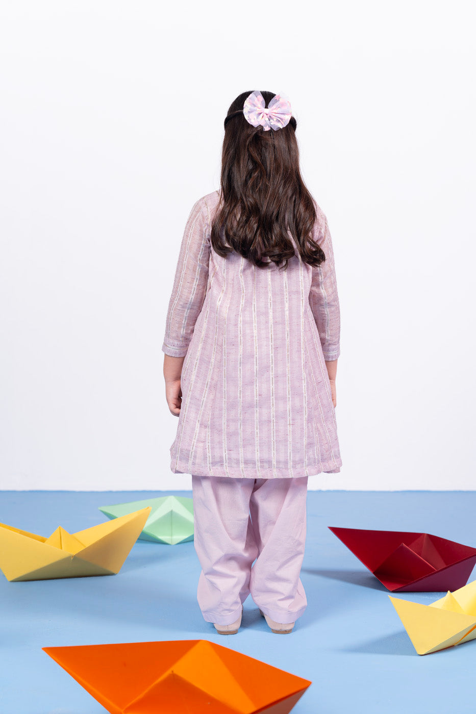 2 PC Dyed Lurex Outfit