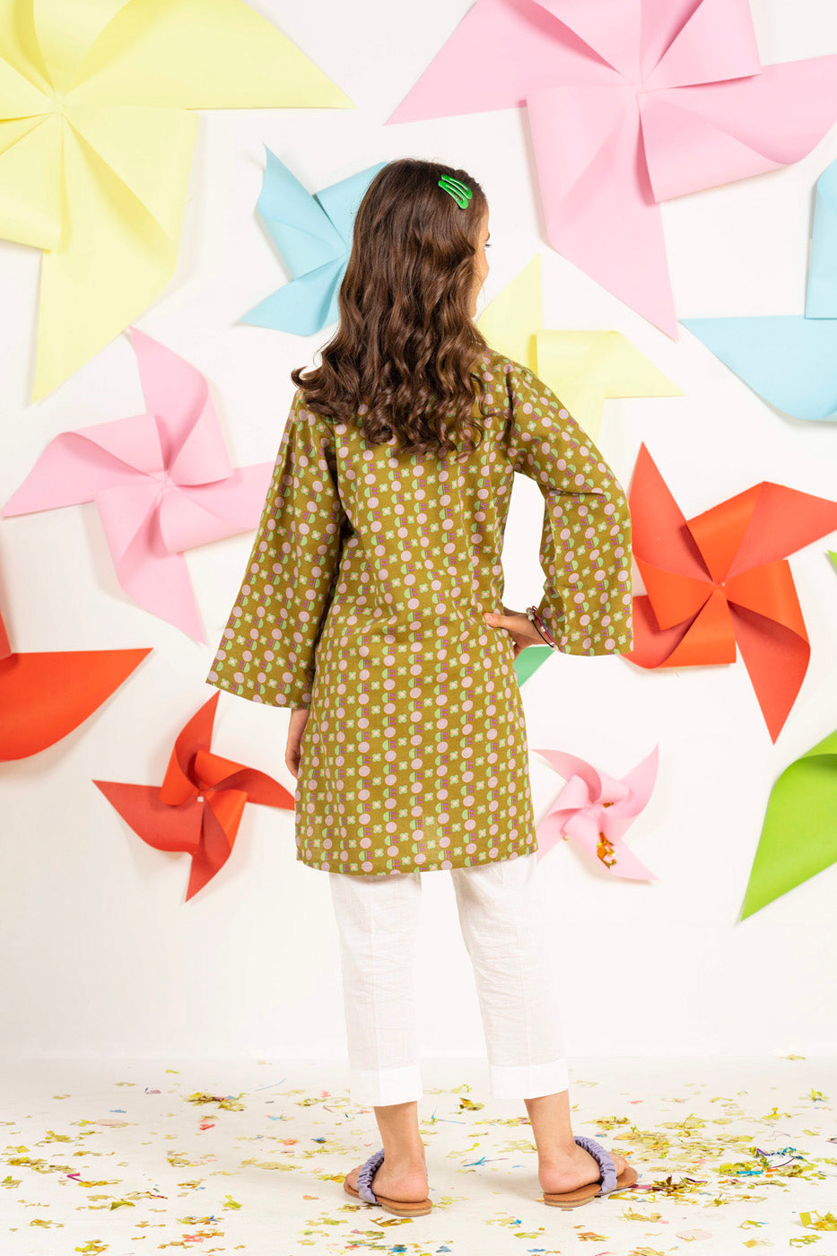 Printed Khaddar Shirt