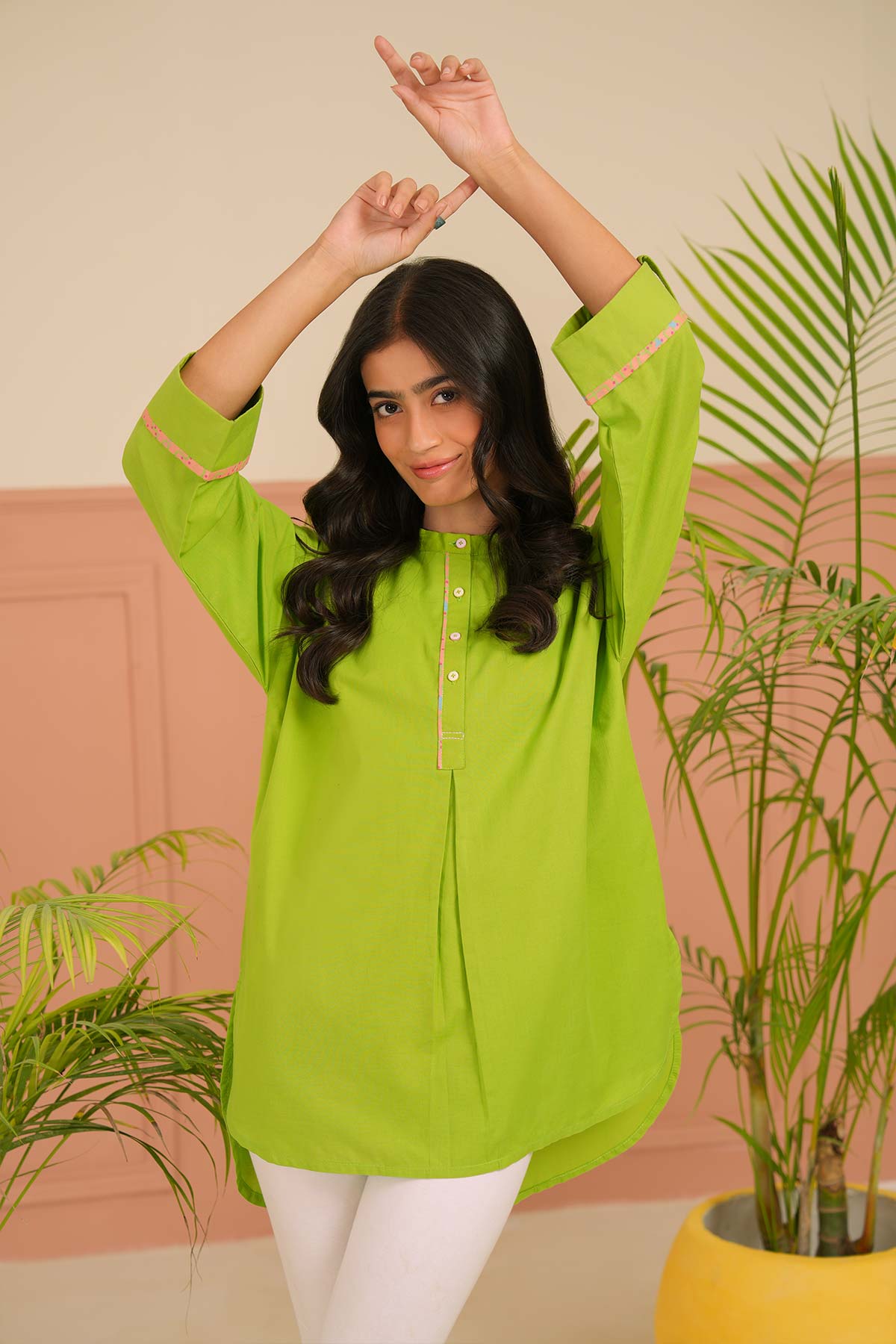 Dyed Cambric Shirt