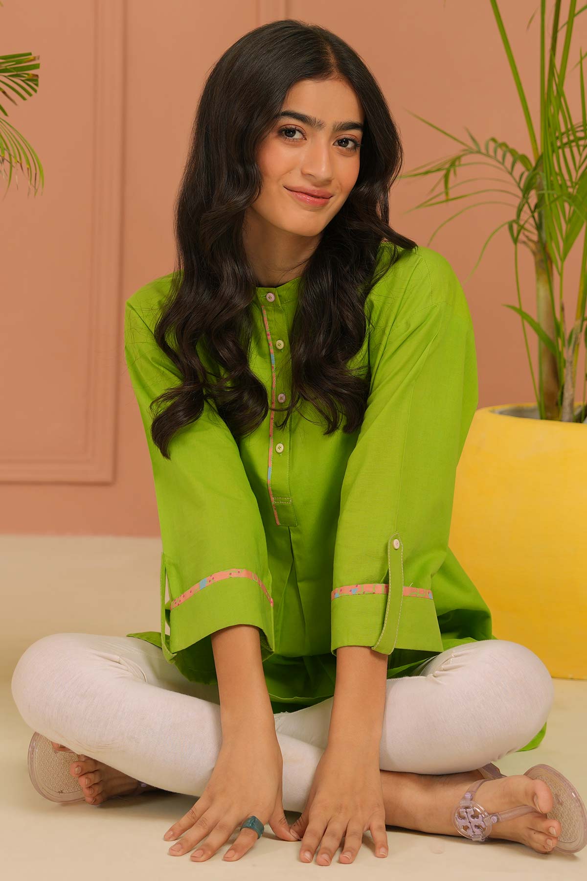 Dyed Cambric Shirt