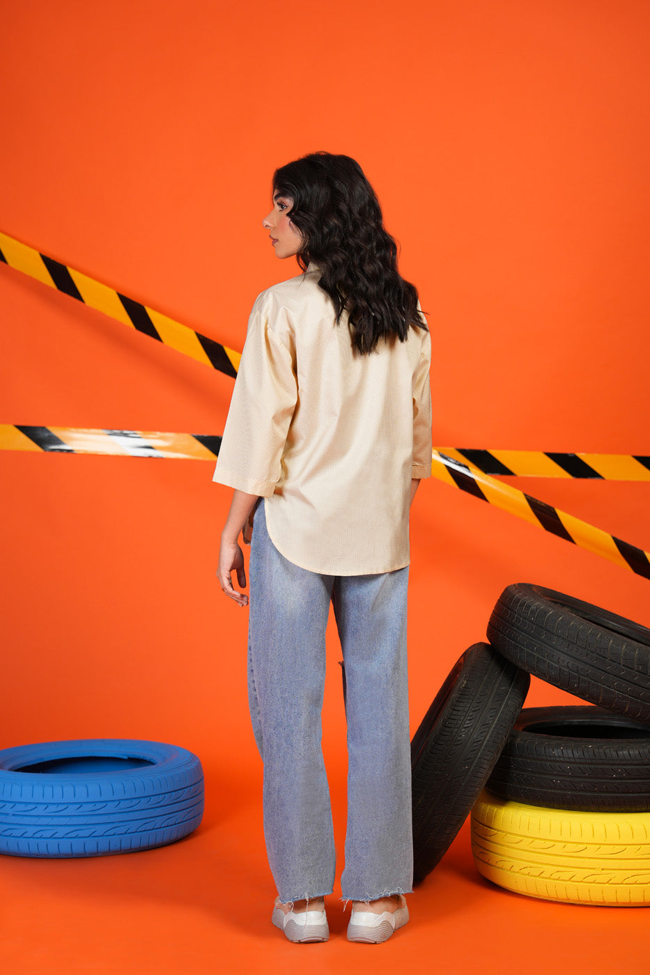 Dyed Polyester Shirt
