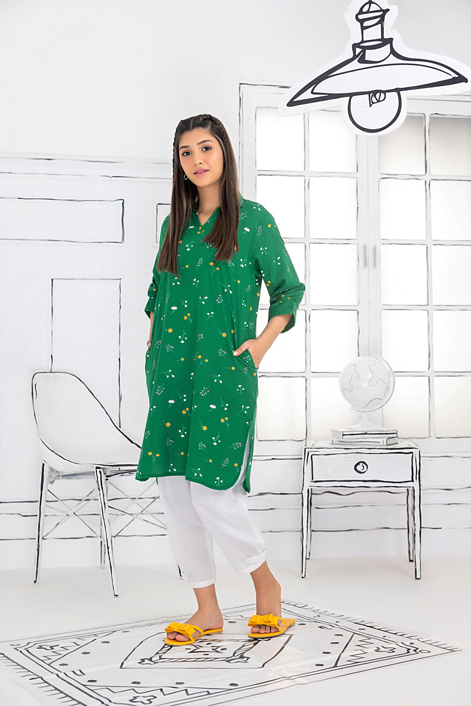 Printed Lawn Shirt
