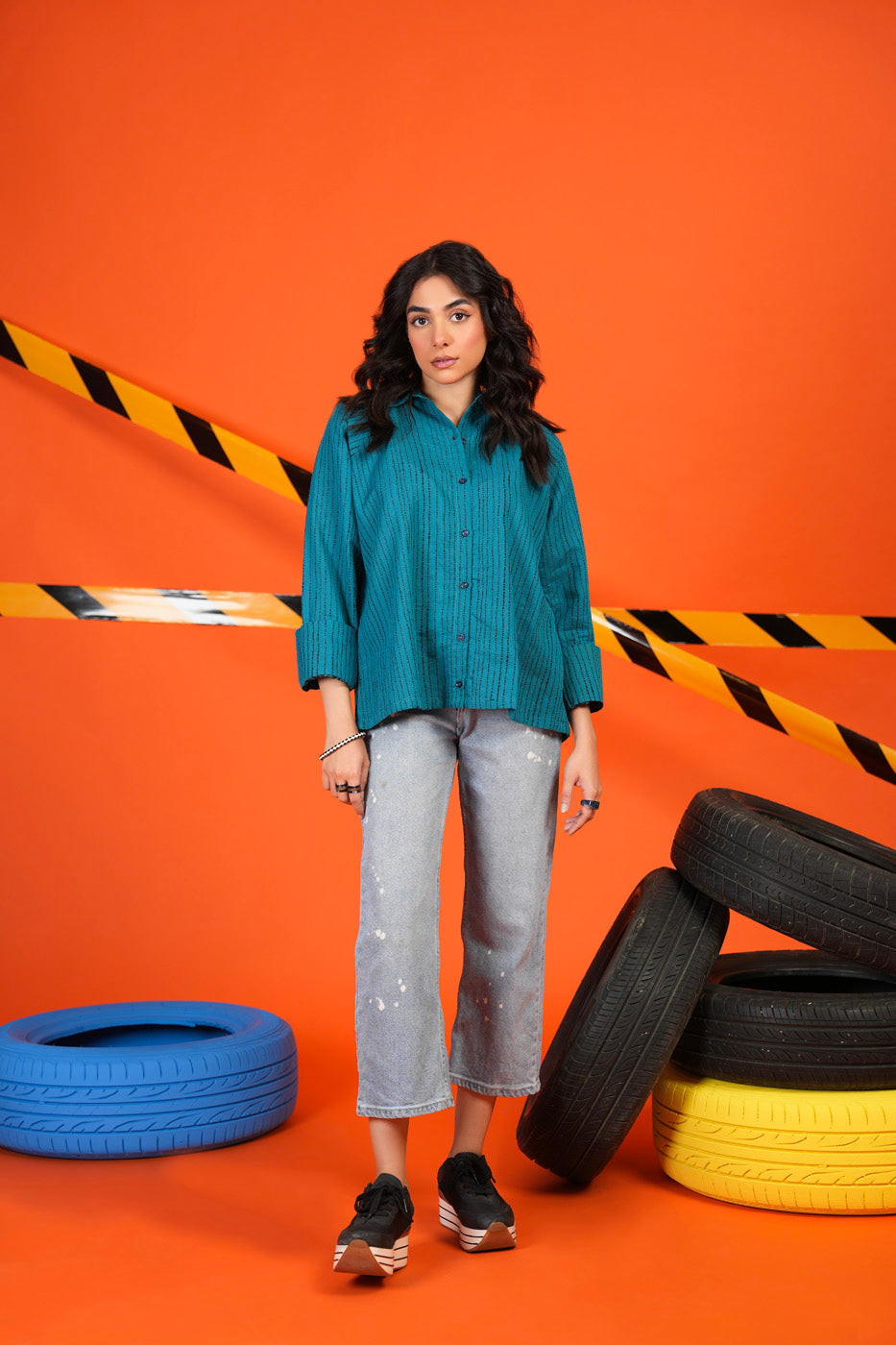 Dyed Jacquard Shirt