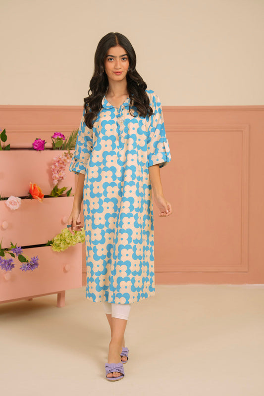Printed Cambric Shirt