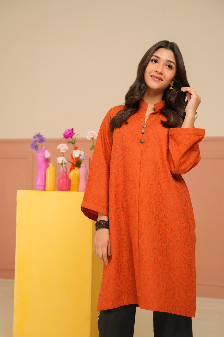 Dyed Jacquard Shirt