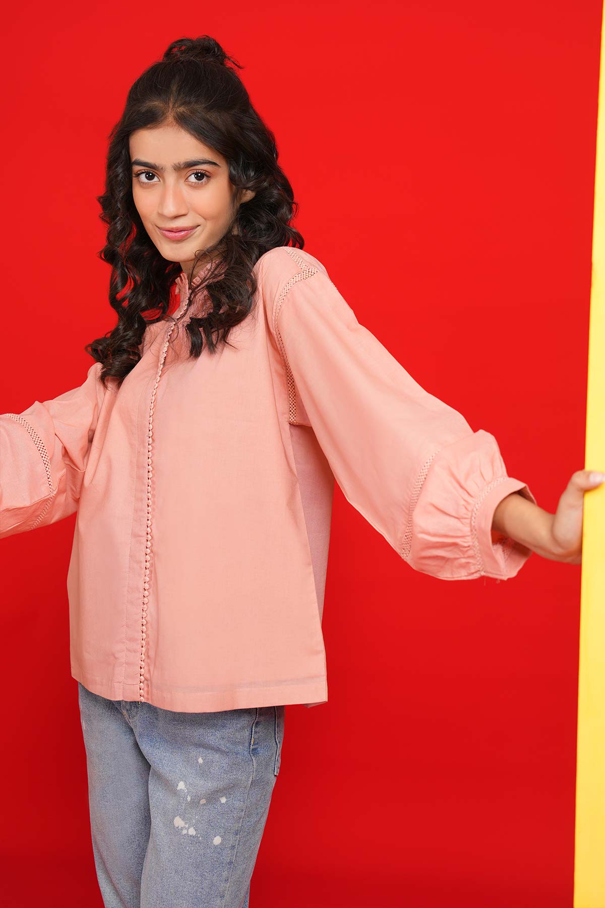 Printed Cambric Shirt