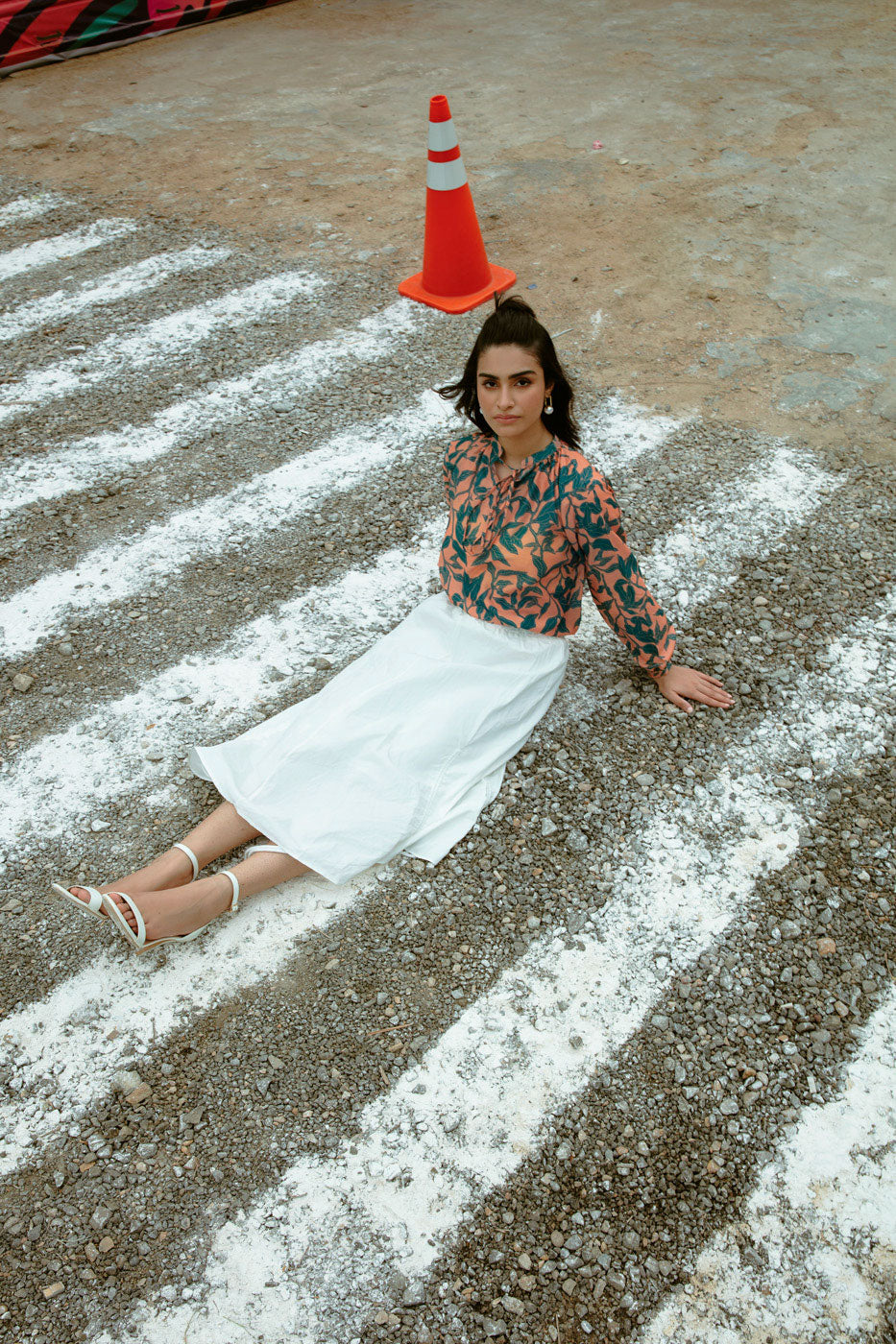 Printed Poly Lawn Shirt