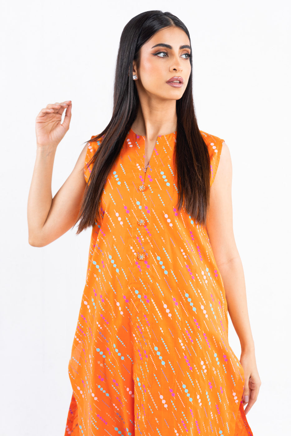 2 Pc Printed Cambric Outfit
