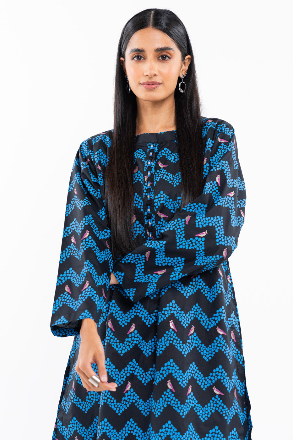 2 PC Printed Cambric Outfit