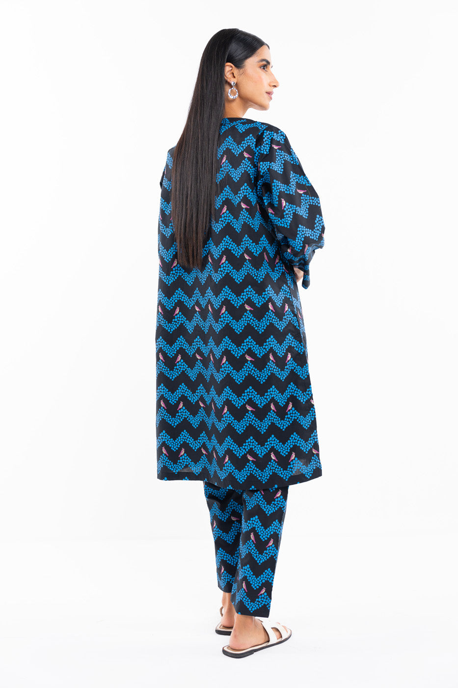 2 PC Printed Cambric Outfit