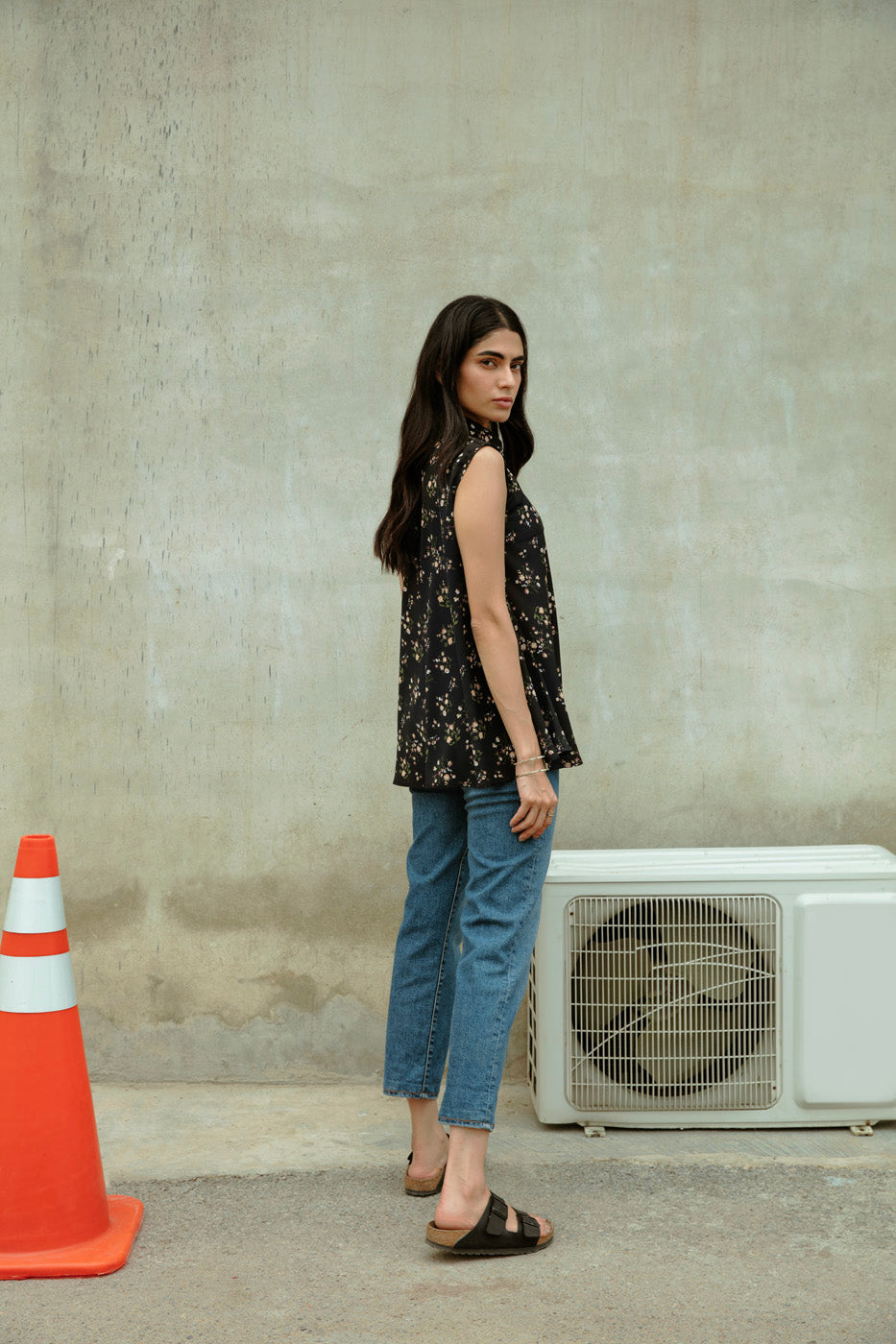 Printed Georgette Shirt