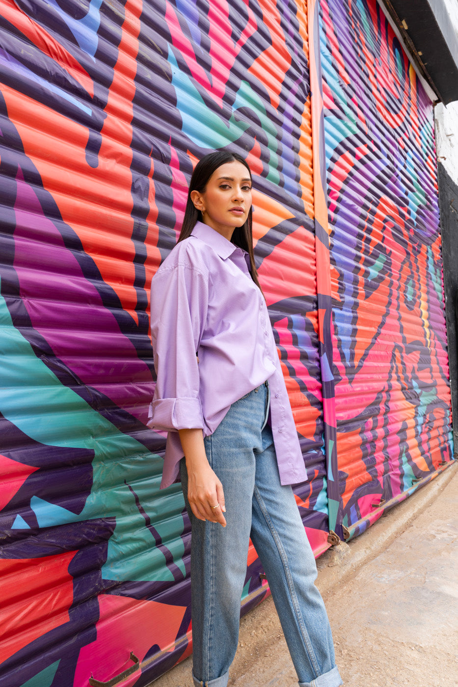 Dyed Polyester Shirt
